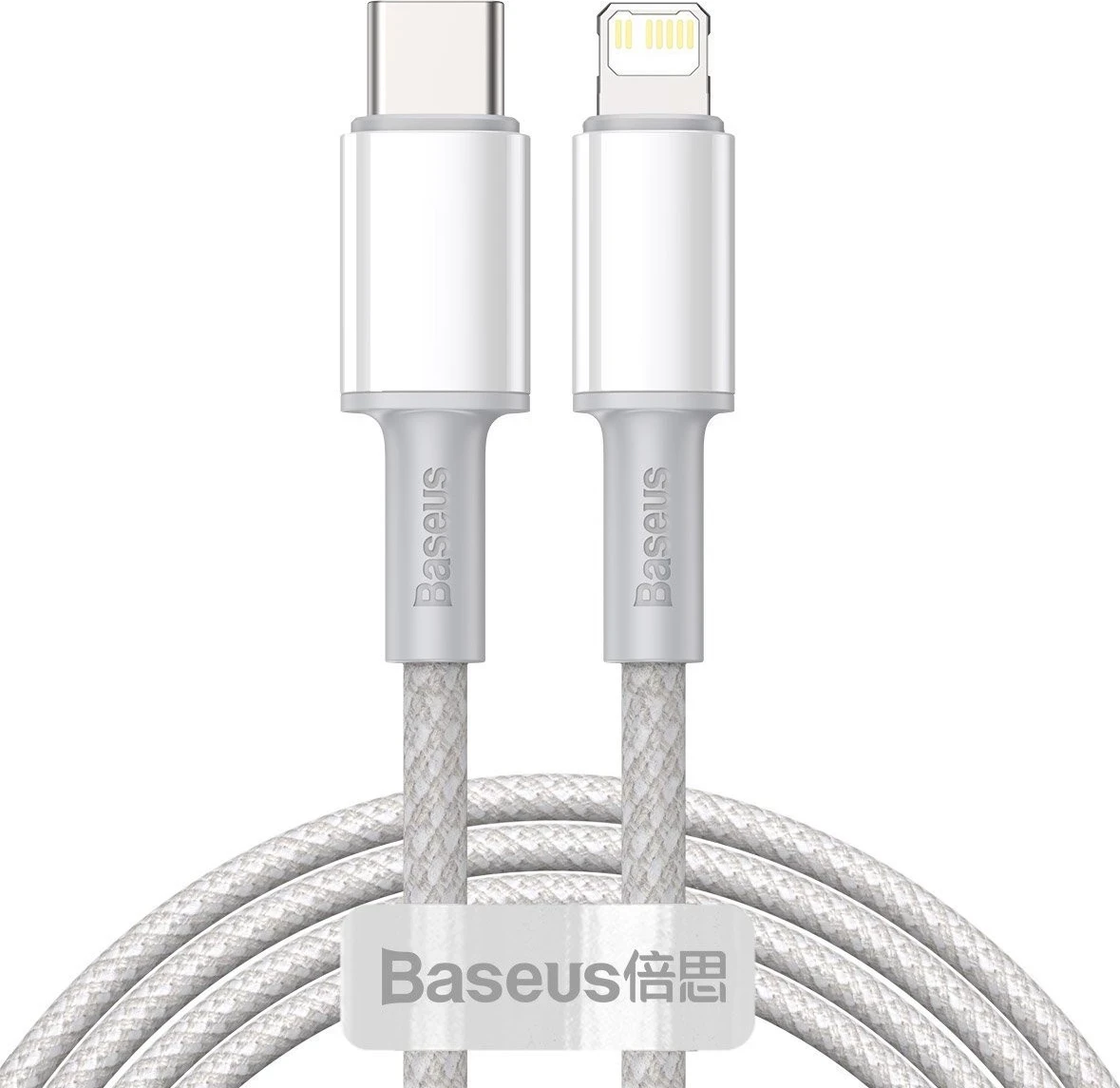 Visokodenziteten pleten kabel USB-C/Lightning Baseus, 20W, 5A, 1 m, bel