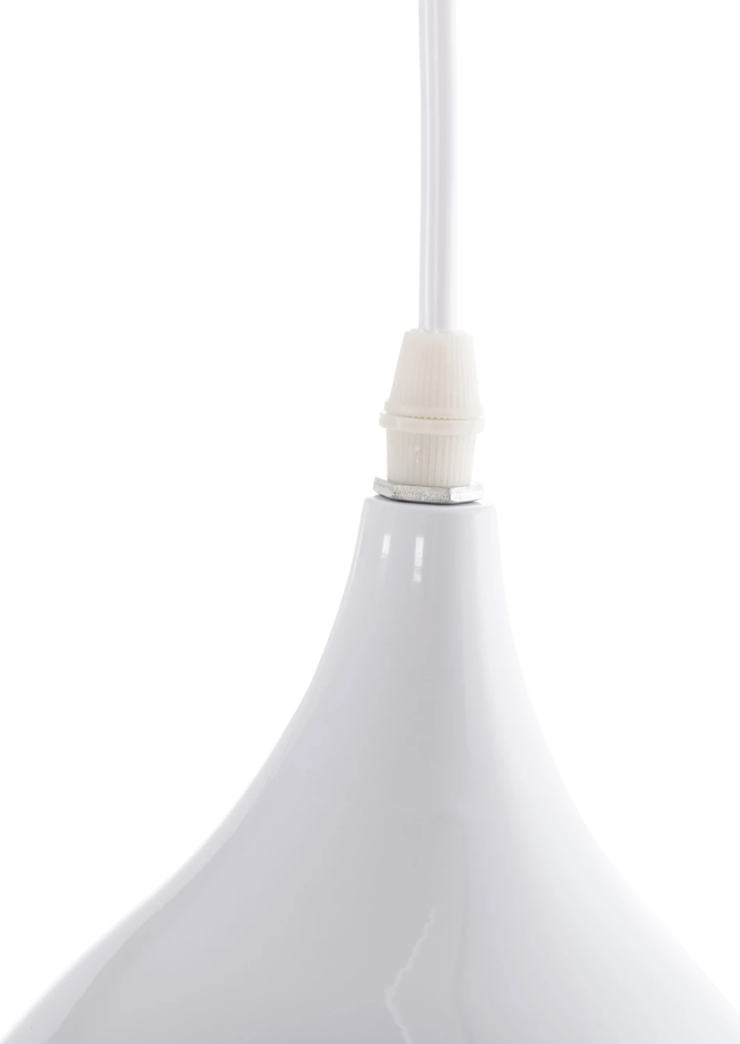 Stropna viseča svetilka FH4138 3-delna bela kovina Φ33x33-115Hcm