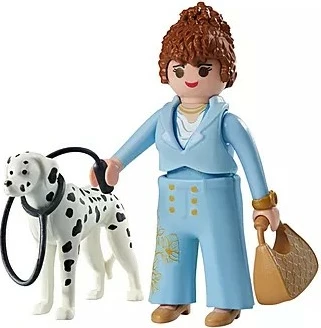Igralni set ženska z dalmatincem Playmobil My Life 71736, 8 delov
