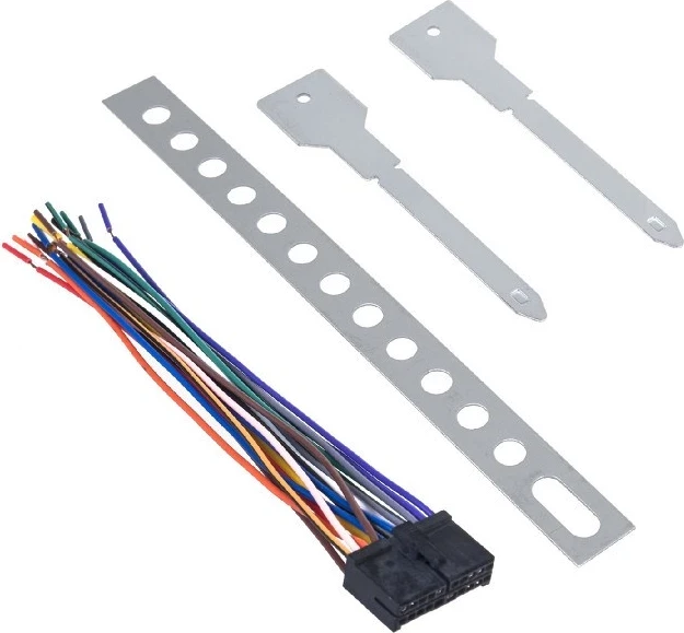 Avtoradio Audiocore AC9100, črno/rdeč