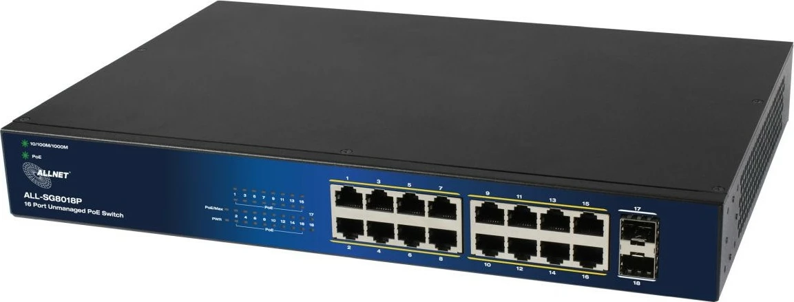 Preklopnik ALLNET ALL-SG8018P 16+2P POE