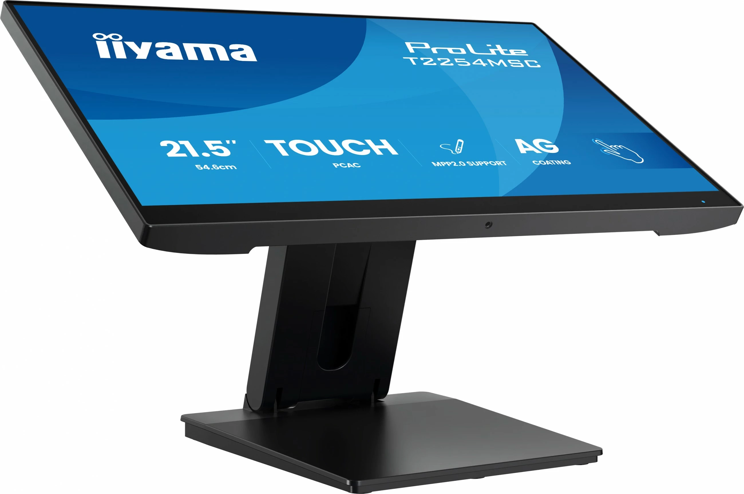 Monitor na dotik 21,5'', HDMI, DP, USB — iiyama ProLite T2254MSC-B2AG