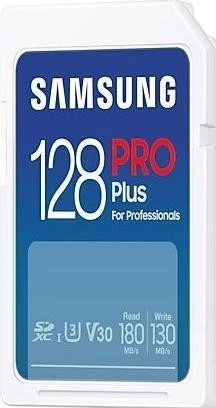 Pomnilniška kartica Samsung Pro Plus, SDXC, 128 GB, 180 MB/s