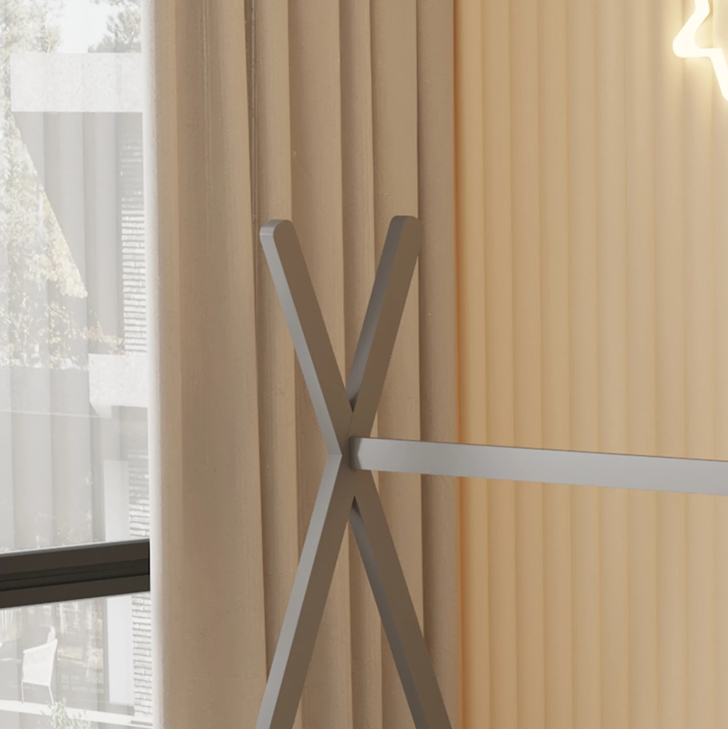 Postelja za otroke MUNK FH681.05 t.MONTESSORI iz masivnega borovega lesa v sivi barvi - 190x90 cm