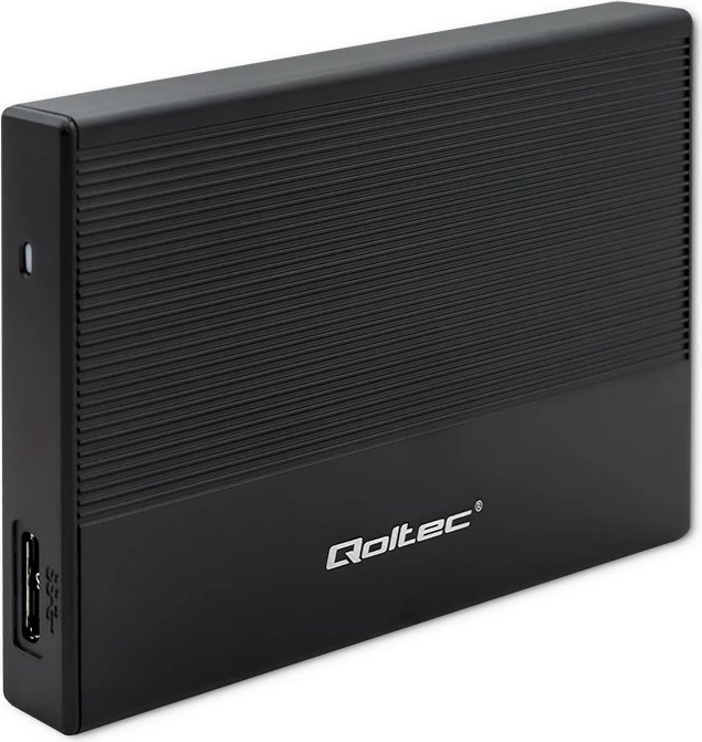 Zunanja ohišje za SSD/HDD 2,5" Qoltec, USB 3.0, 2TB, črno