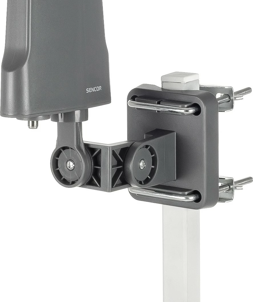 Zunanja antena Sencor SDA 502, DVB-T2/T, 20 dB, 75 Ohm, siva