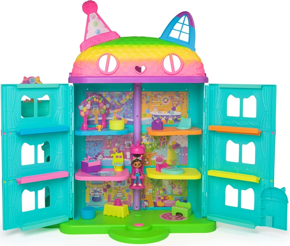 Igrača hiša SPIN MASTER Gabby's Dollhouse 6071380 z lutko in dodatki, večbarvna