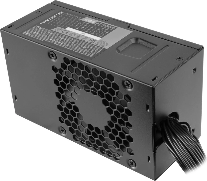 Napajalnik TACENS ANIMA APTII500P, 500 W, TFX, 80 PLUS Gold, črn