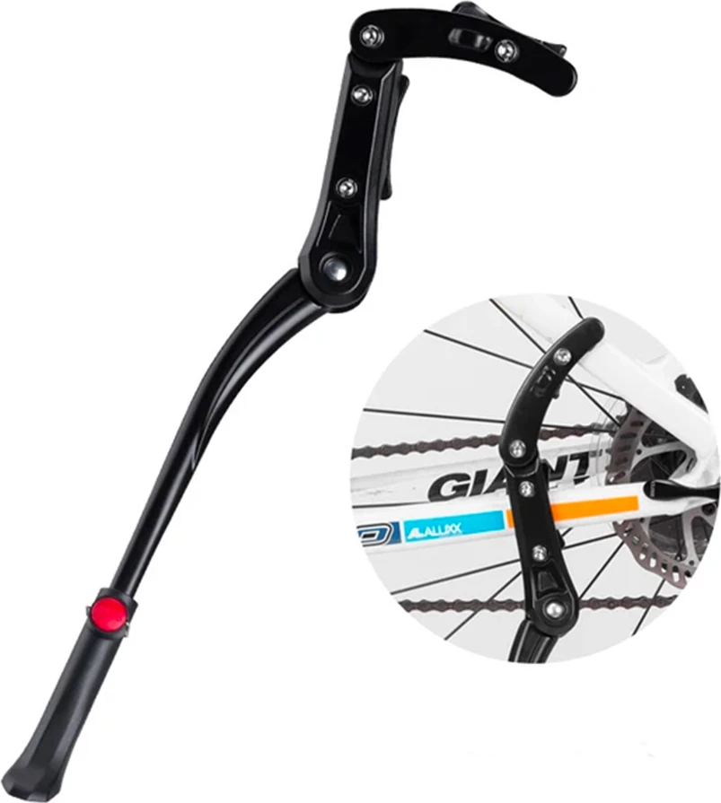 Kljuka za podporo kolesu Rockbros JC1005BK, aluminij, črna