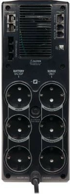 Neprekinjeno napajanje 1500 VA, 865 W, UPS APC Back-UPS Pro BR1500G-GR, stolp, črn