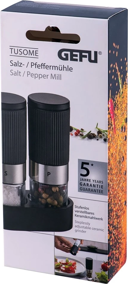 Set sol in poper Tusome, GEFU, 2 kosa, prozoren