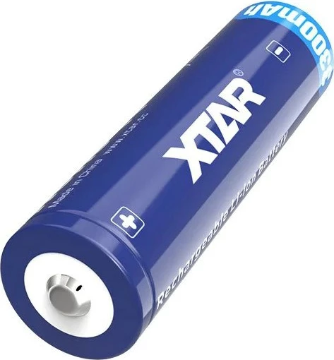 Polnilna litij-ionska baterija 18650, 3,6 V, 3300 mAh, XTAR, modra