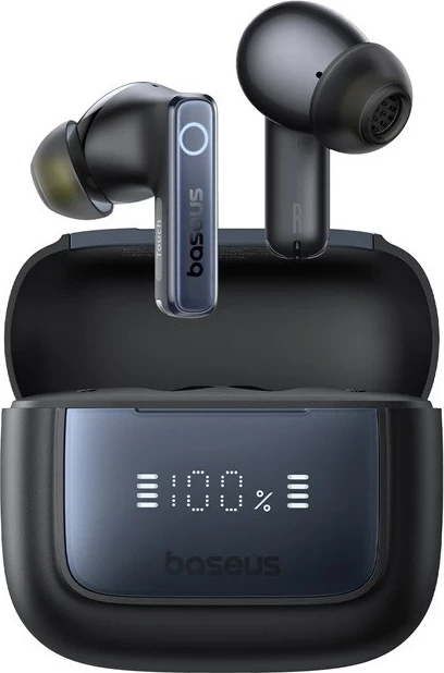 In-ear zvočniki z aktivnim dušenjem hrupa Baseus Bowie 35 TWS Bluetooth, črni