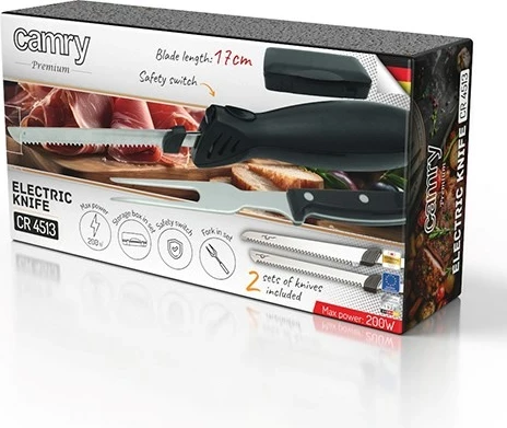 Električni set nožev, Adler CR 4513, črn