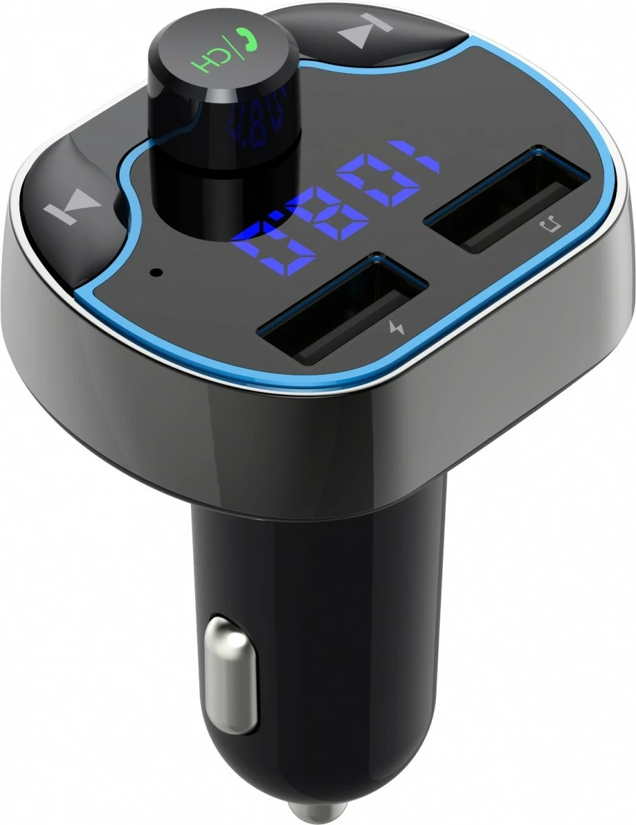 FM oddajnik s Bluetooth, MP3, USB, črn/moder Sencor SWM 4545