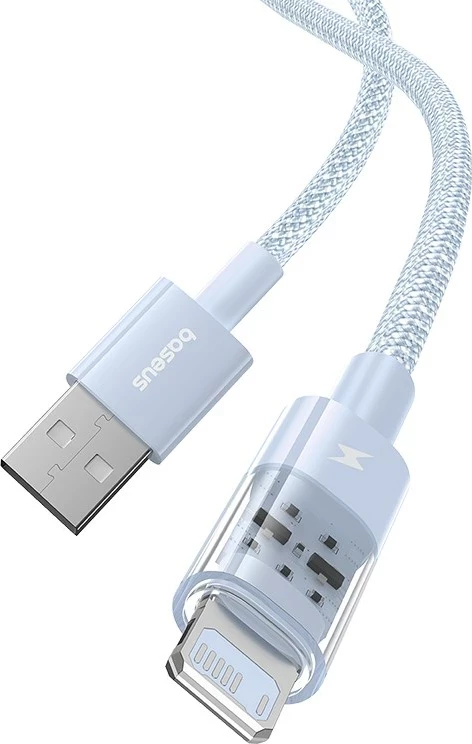USB na Lightning kabel Baseus Gem, 2,4 A, 2 m, moder