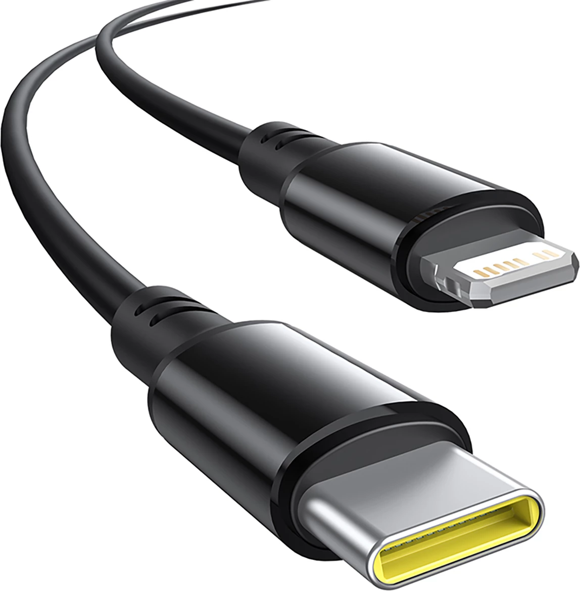 Hitri avto polnilec Baseus Circular, 60W, USB-A + USB-C, vgrajen kabel Lightning + USB-C 1,4 m, črn