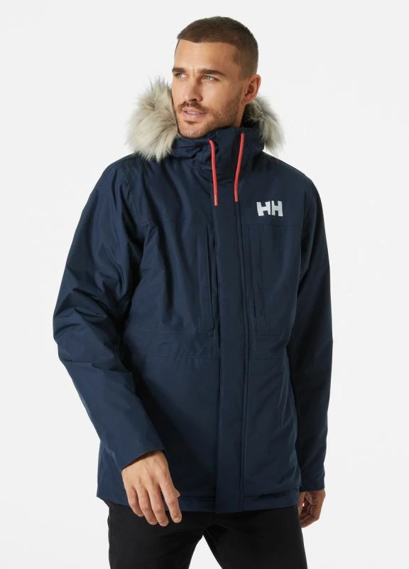 Parka plašč za moške Helly Hansen, temno moder