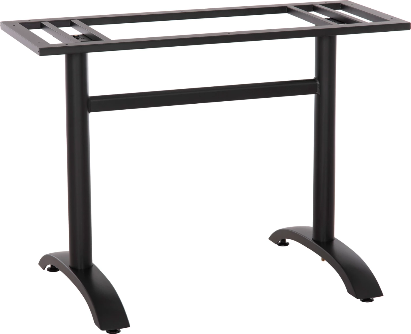 Podnožje mize, kovinsko, mat črno FH461.11, 100x40x73 cm