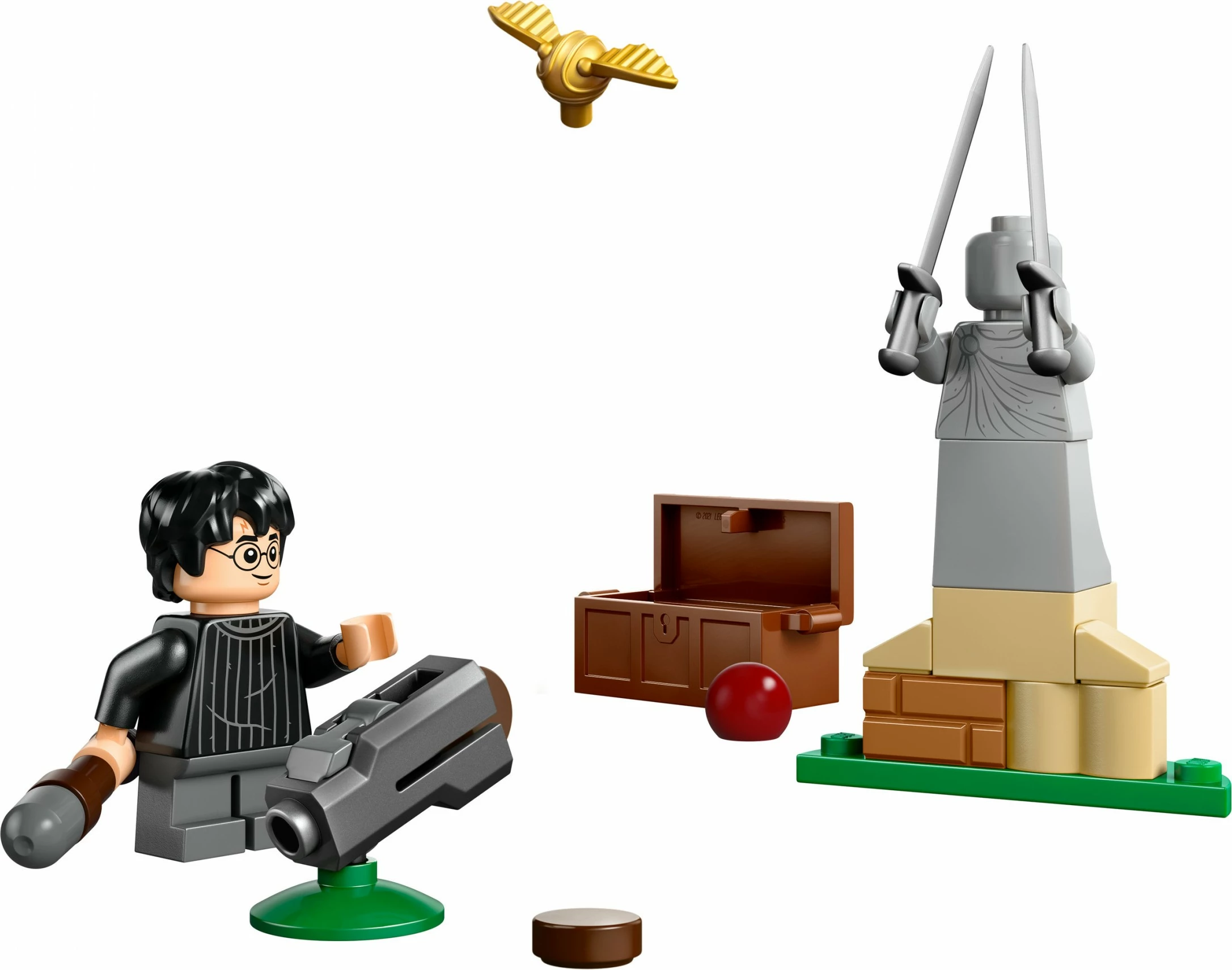 Set za sestavljanje Quidditch Training LEGO Harry Potter 30706, 27 delov, večbarven
