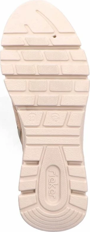 Izolirane in vodoodporne ženske škornje Rieker, kremne