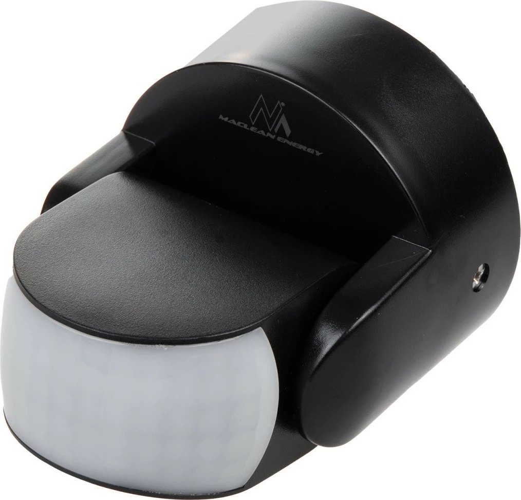 Senzor gibanja PIR Maclean MCE468B, IP65, 12 m, 220–240 V, 600/1200 W, črn