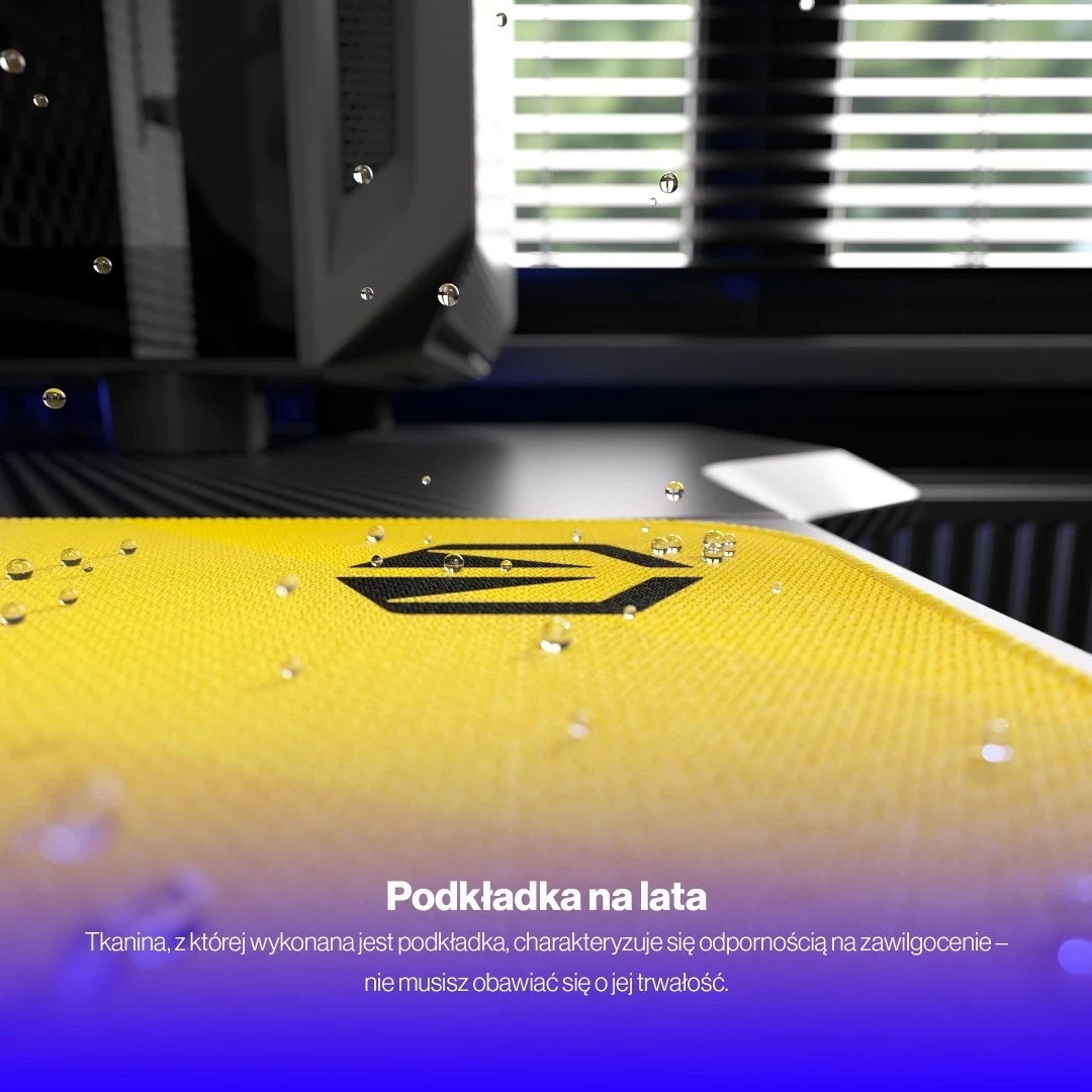 Mauspad Crystal Spectrum L Endorfy, za igralce, mešana barva