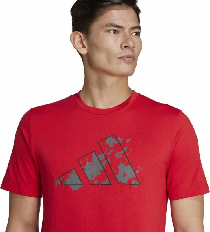 Športna majica za moške adidas, rdeča