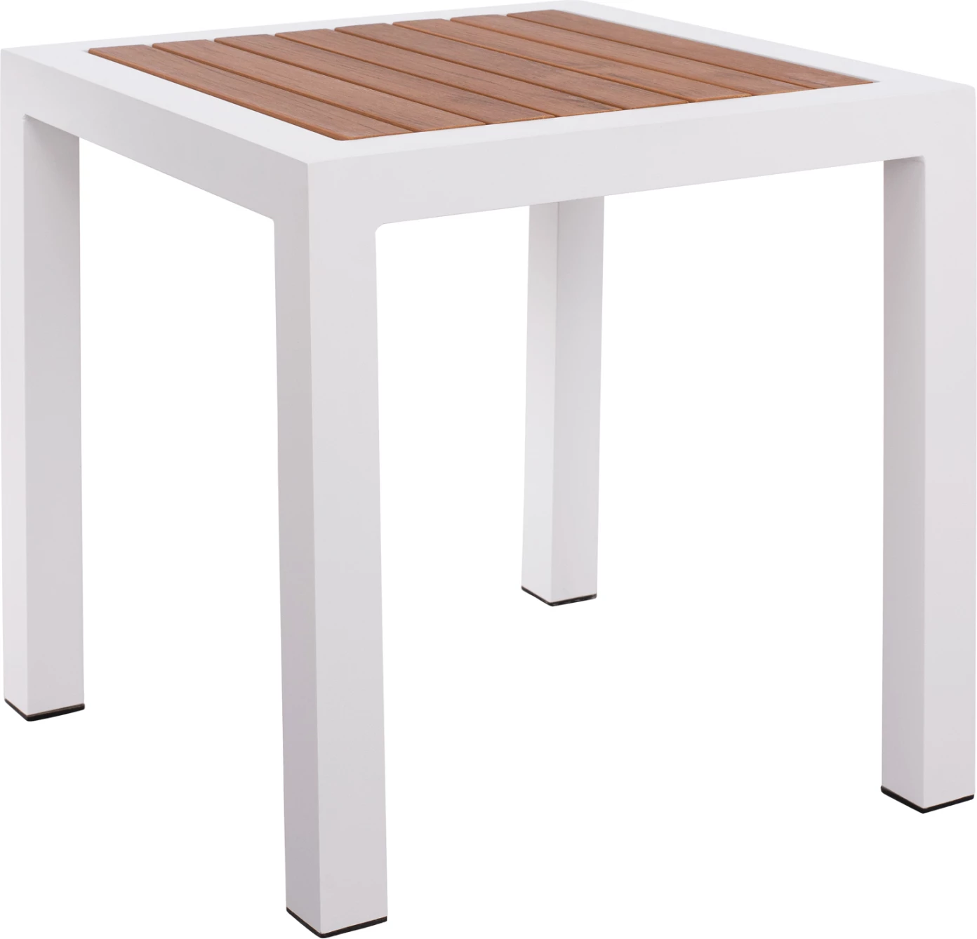 Aluminijasta miza FH5403.01 bela s Polywood 45Χ45Χ45,5