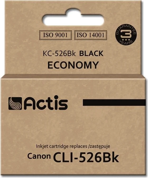 Kartuša z barvo Actis KC-526Bk za Canon CLI-526BK, črna