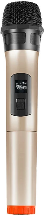 Dinamični brezžični mikrofon Puluz PU628J, kardioidni, 3,5 mm, zlati