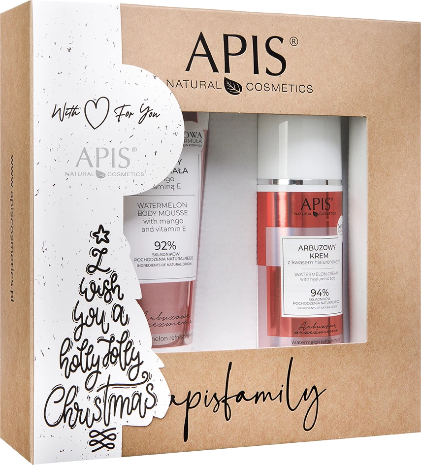 Set za nego kože APIS Watermelon Refreshment, za ženske, 200ml + 100ml
