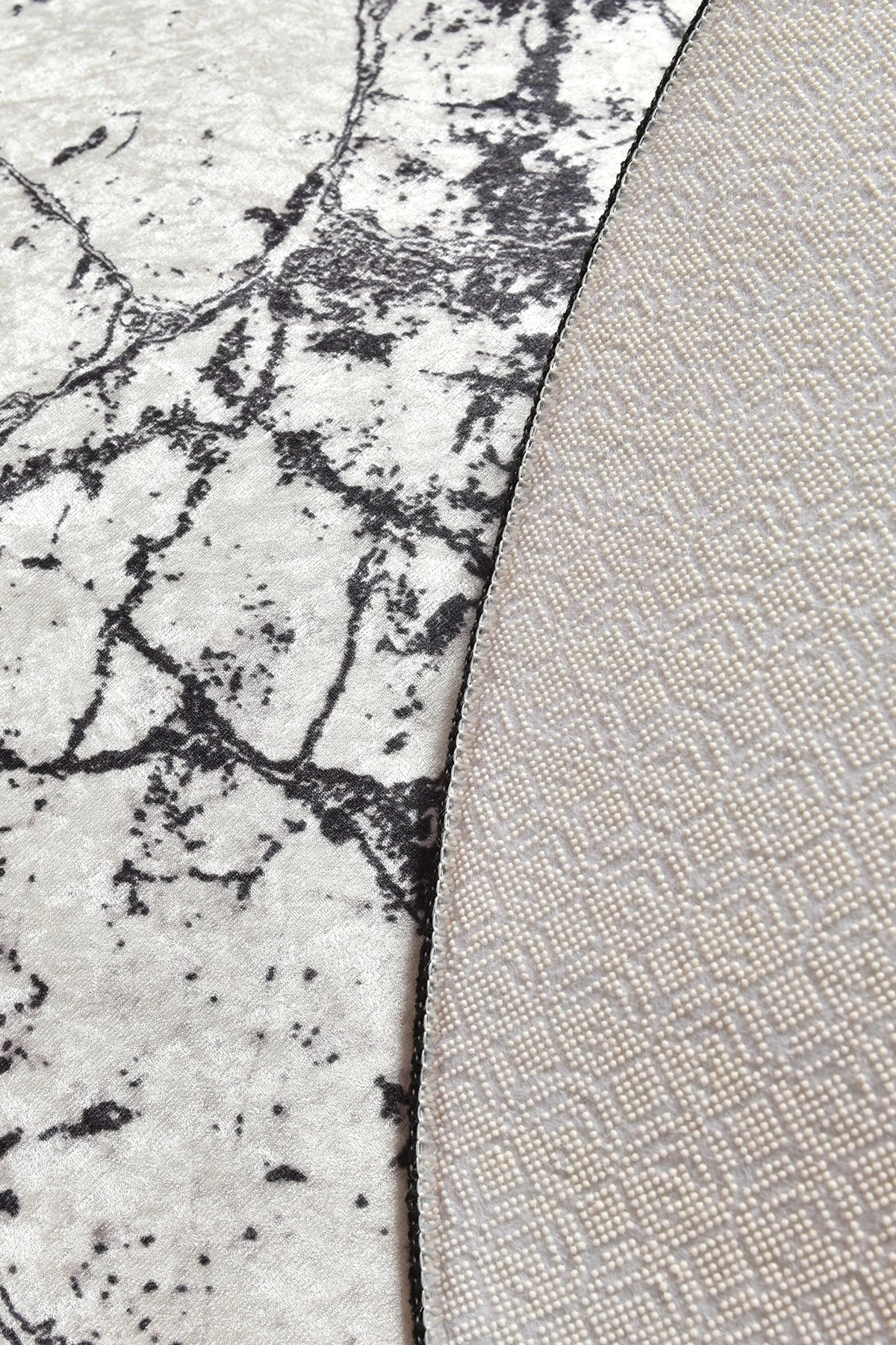 Kopalniška preproga marmor, 100 cm, bela, Mijölnir