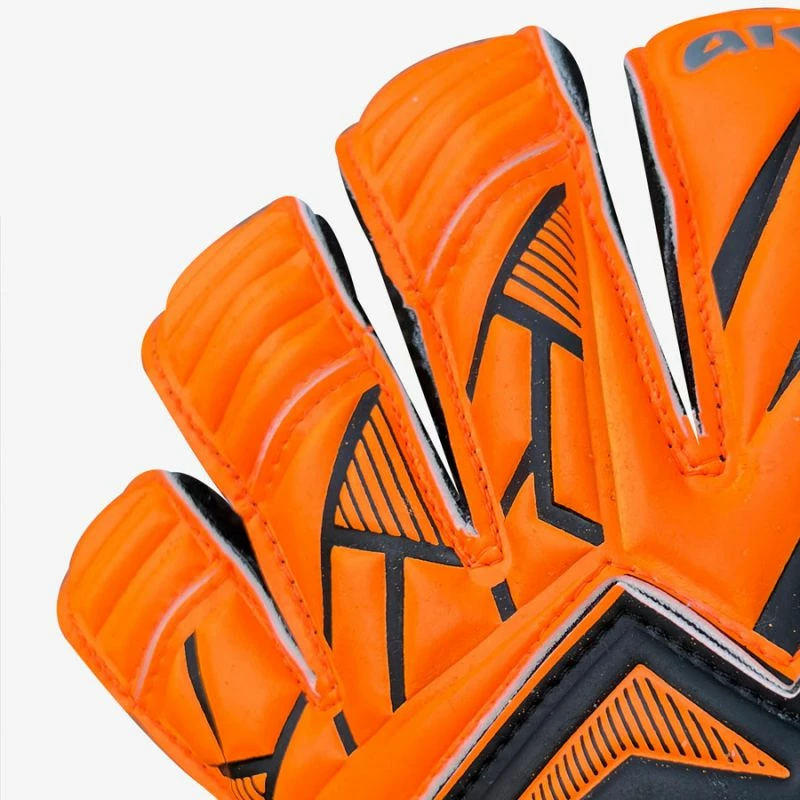 Rokavice za vratarje za otroke 4Keepers, črno-oranžne