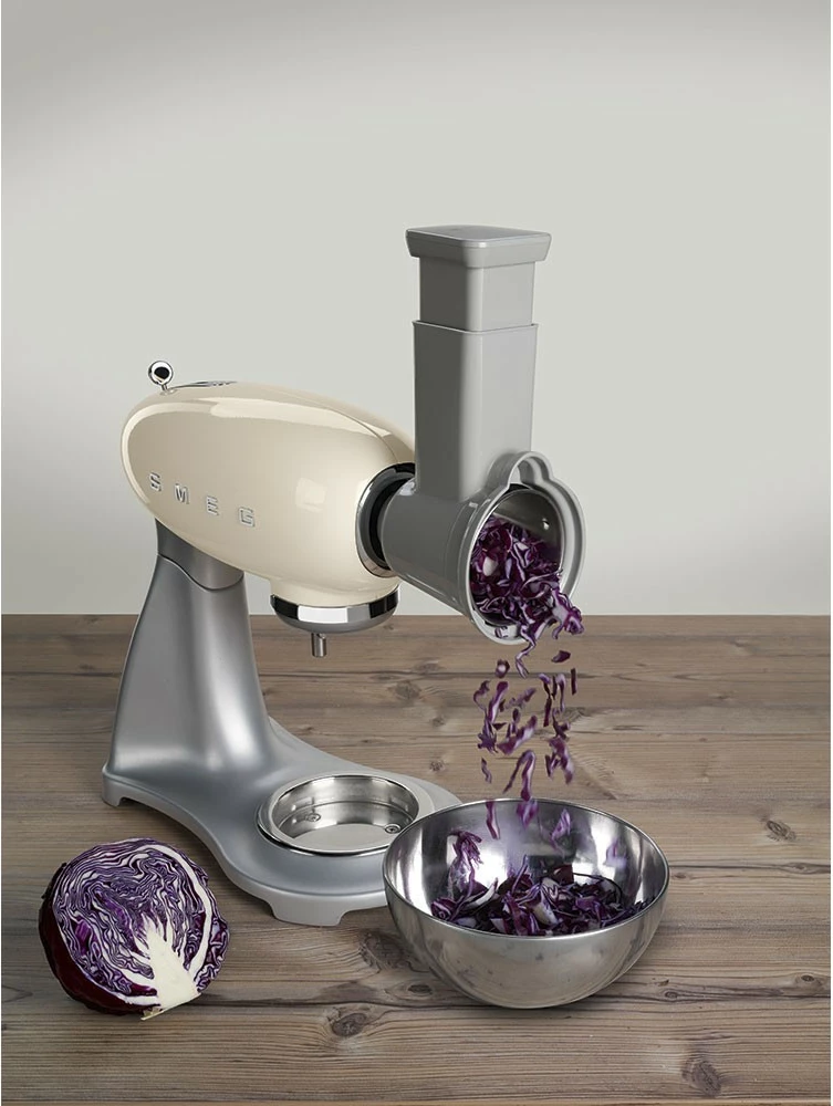 Set za rezanje zelenjave, SMEG SMSG01, za SMF01/02/03/13, inox, siva