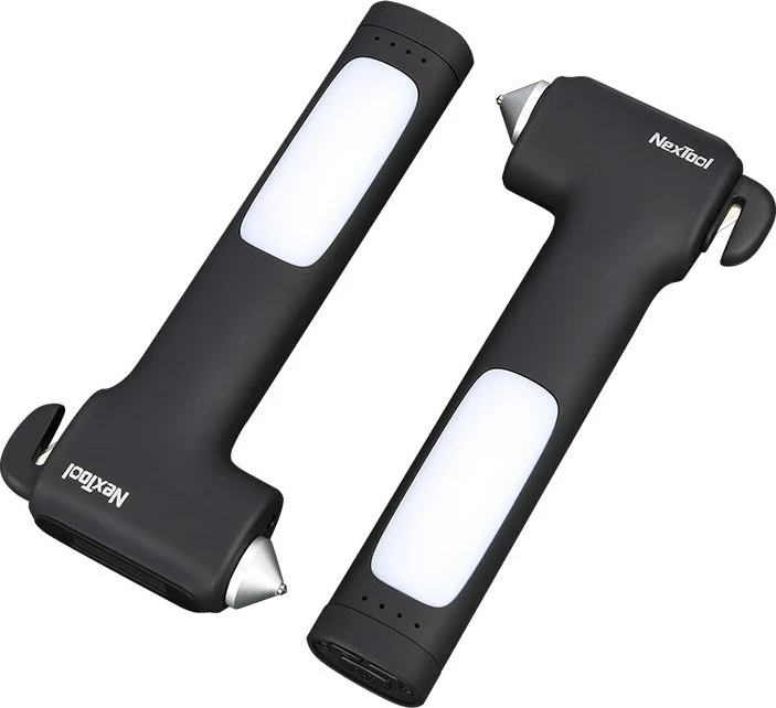 Reševalno orodje 4-v-1, 2600 mAh, LED NexTool NE0140, črno