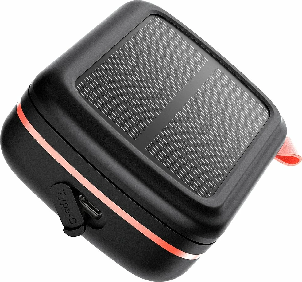 Brezžične TWS slušalke s sončnim panelom in powerbank 2500 mAh Choetech BH-T05, črne