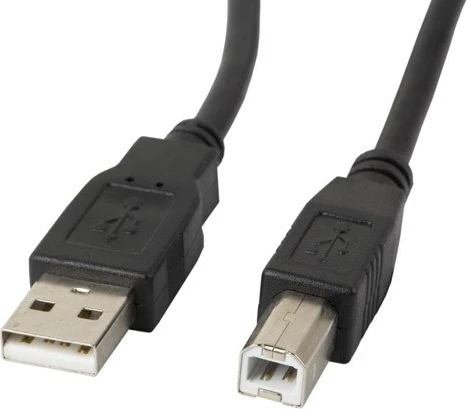 USB kabel 1,8 m, USB 2.0, črn Lanberg CA-USBA-10CC-0018-BK