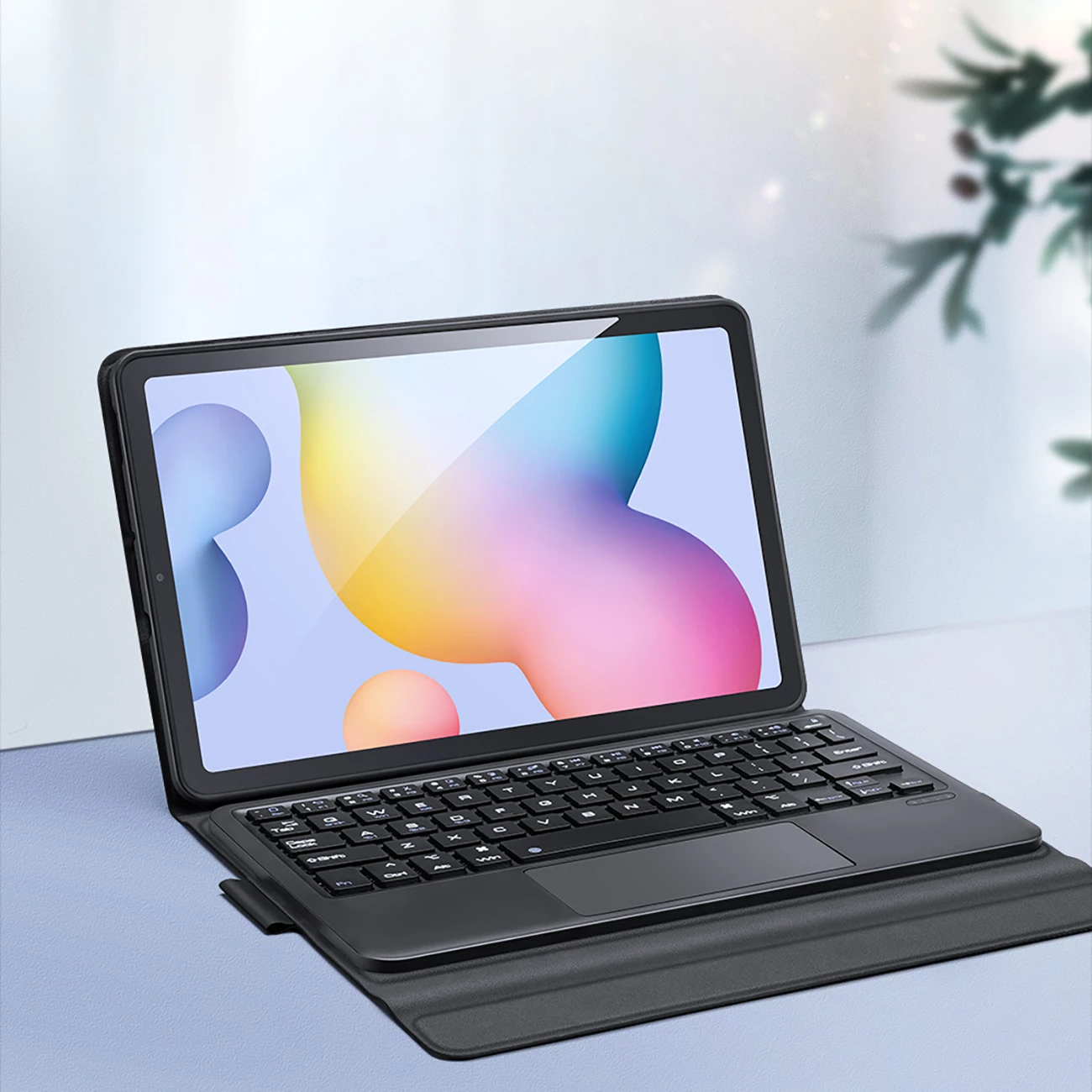 Ovitek z Bluetooth tipkovnico Dux Ducis TK Series za Samsung Galaxy Tab S6 Lite, črn