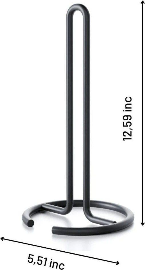 Držalo za serviete, črno, Evila Originals MG302, 32x13 cm