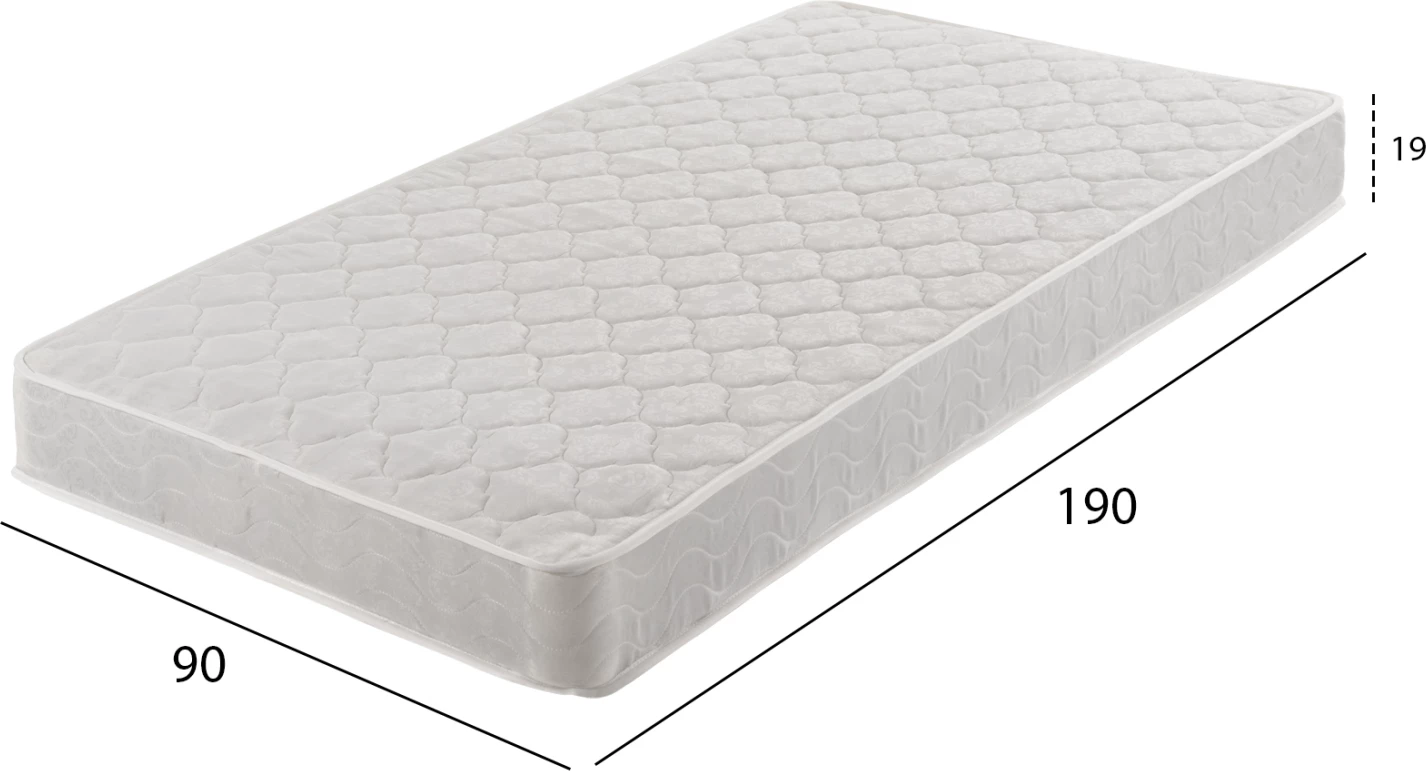 Vzmetnica z neprekinjeno vzmetjo FH669.01 dvostranska 90x190 cm