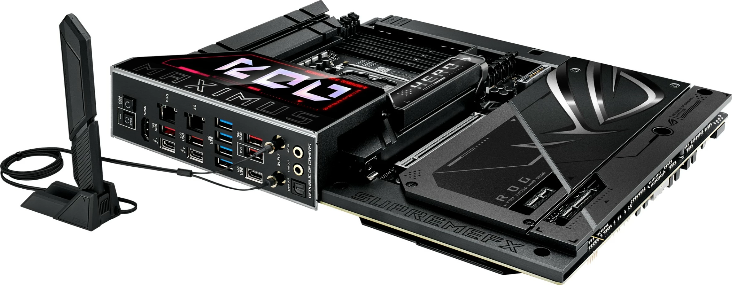 Matična plošča ASUS ROG MAXIMUS Z890 HERO BTF, Intel, LGA 1851, DDR5, 256 GB