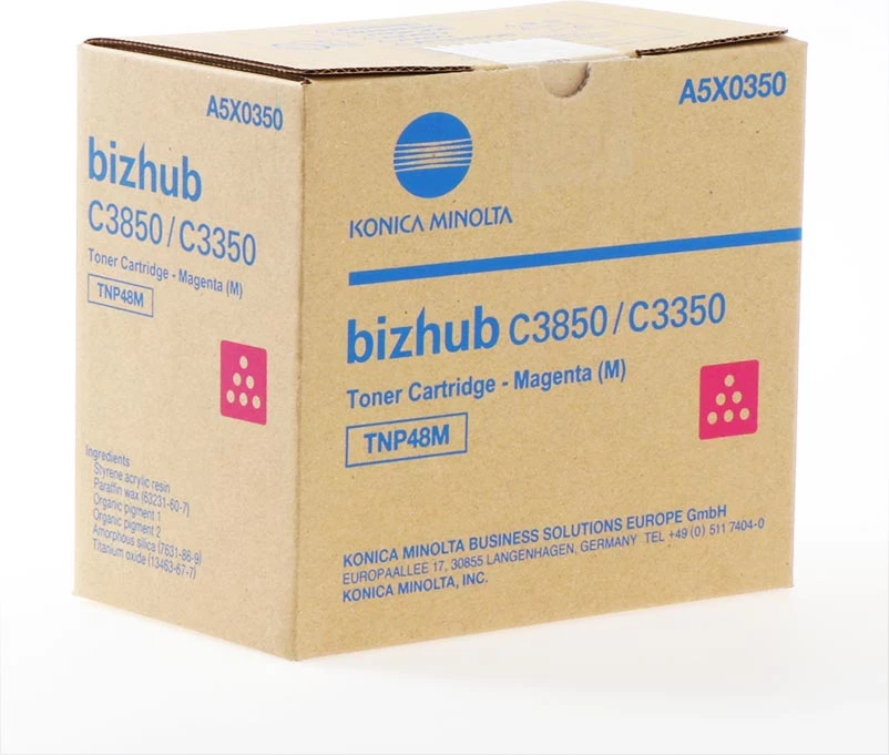 Toner kartuša TNP48M Konica Minolta A5X0350 10.000 strani za bizhub C3850/C3350, magenta