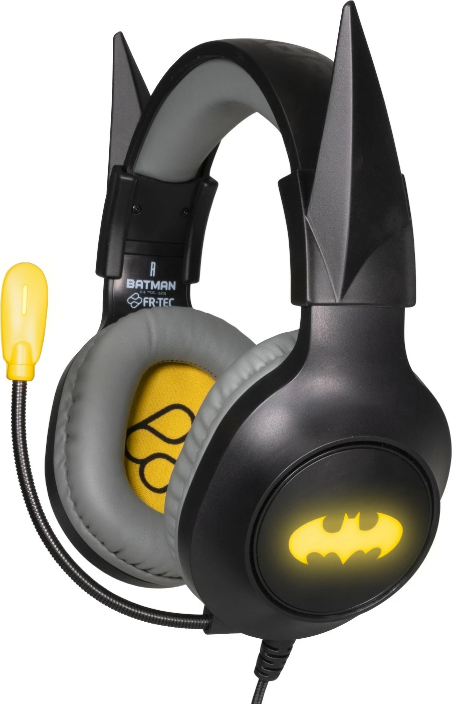 Slušalke za igre Blade Batman DC z LED, mikrofon, črne
