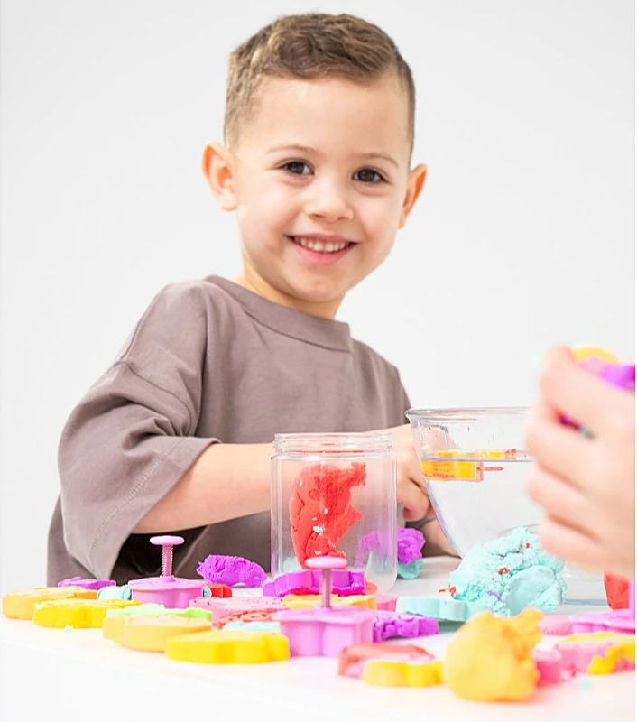 Modelirna masa, 60 g, modra, v obliki medvedka Epee Misiolina