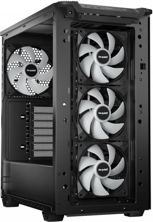 Midi ohišje Pure Base 501 LX ARGB, Be quiet!, črno