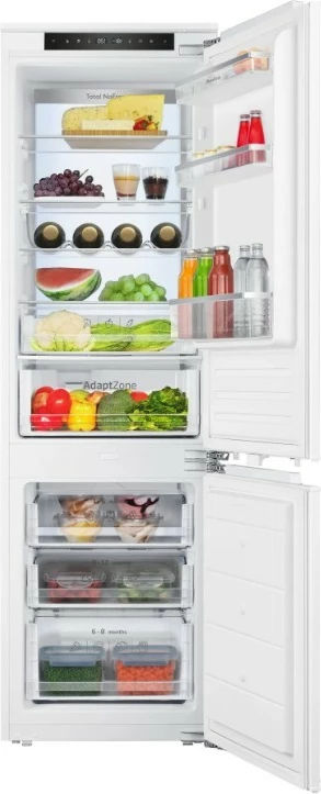 Vgrajeni hladilnik z zamrzovalnikom Amica BK2995.5FCNO, 170 L/67 L, bel