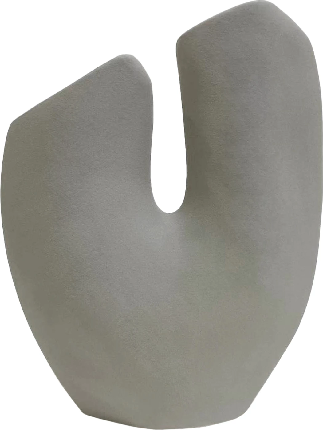 Keramična namizna dekoracija ARKEN FH4619.03 siva mat 20.5x8x26H cm