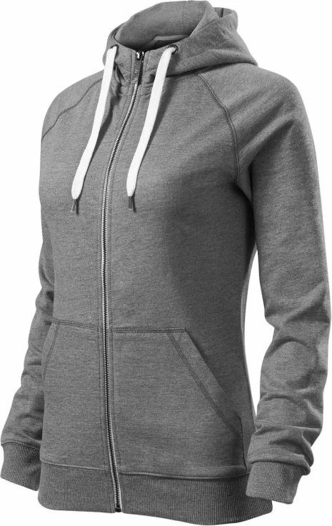 Duks s kapuco Malfini za ženske, siva