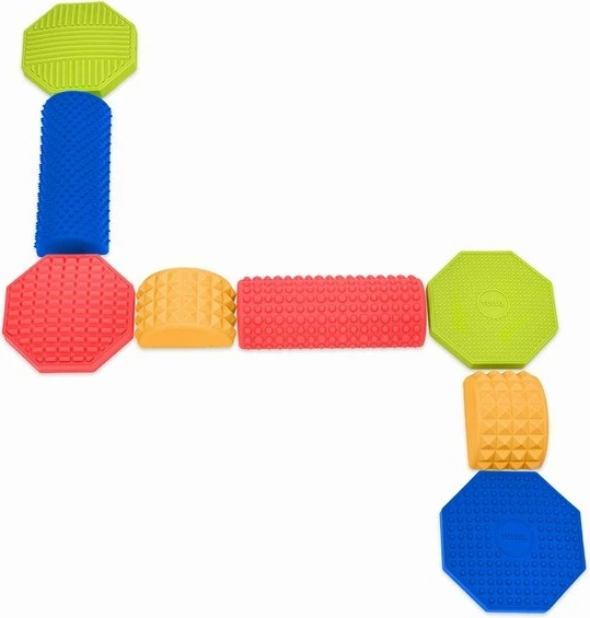 Senzorna steza, 8 kosov, mešane barve Tullo